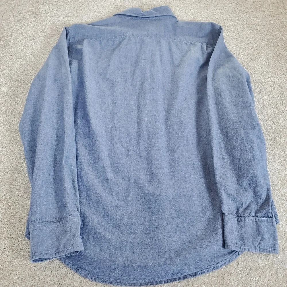 Levi's Men's Button Up Shirt Size M Blue Long Sleeve